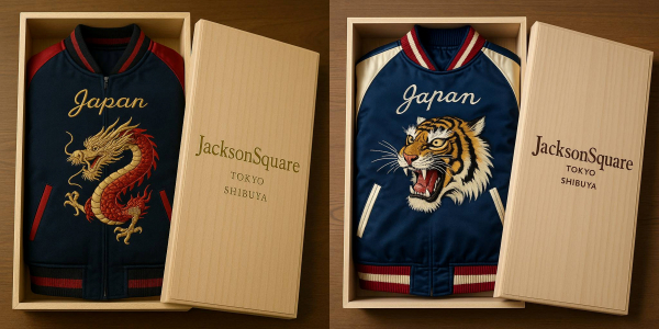 桐箱入り高級スカジャンブランド「JacksonSquare Tokyo Shibuya」誕生